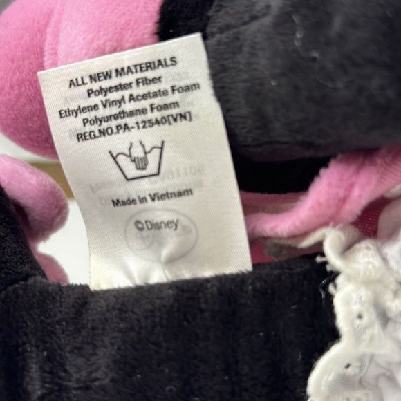 Disney Minnie Mouse 16" Medium Stuffed Animal/Plush, Pink White Polka Dot Dress - Picture 4 of 10